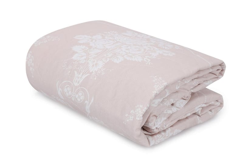 Päiväpeite EnLora Home Tupla 200x220+2 tyynyliinaa - Beige/Valkoinen - Kodintekstiilit & matot - Vuodevaatteet - Pussilakanasetti - Pussilakanasetti yhden hengen sänkyyn