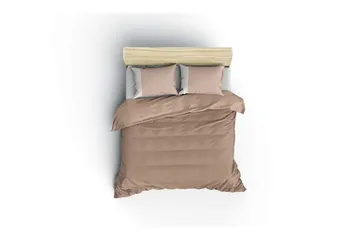 Pussilakanasetti Cotton Box Ranforce - Beige - Kodintekstiilit & matot - Vuodevaatteet - Pussilakanasetti - Pussilakanasetti yhden hengen sänkyyn