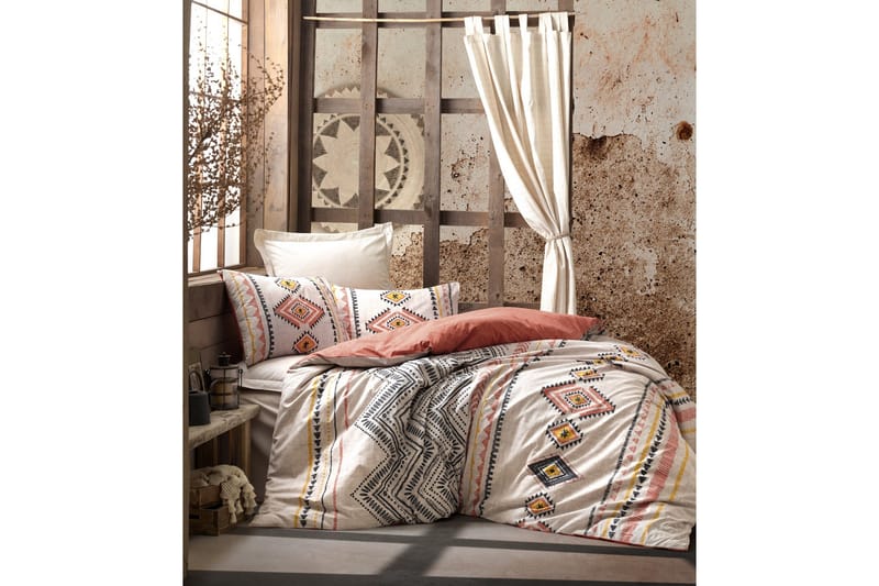 Pussilakanasetti Cotton Box Ranforce, Punainen