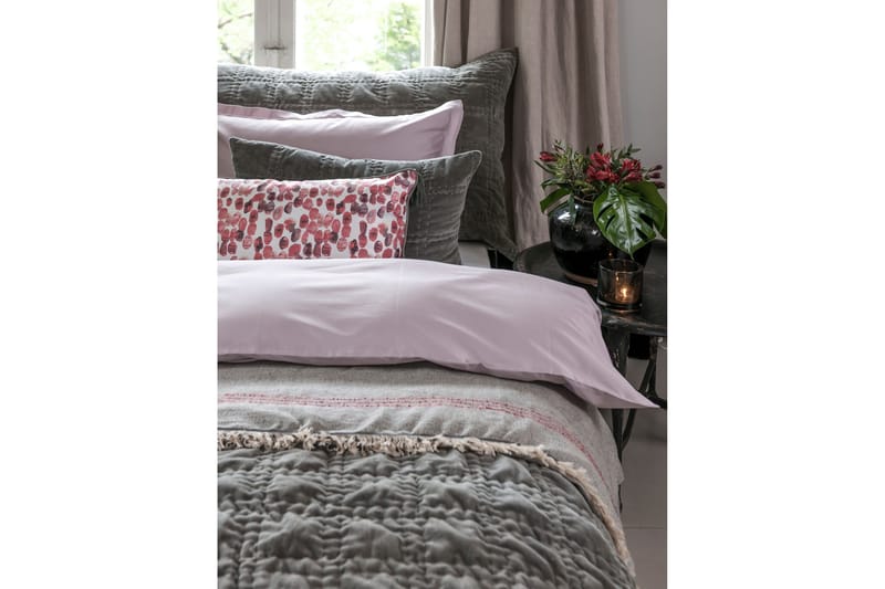 Pussilakanasetti Grand 220x230 cm Vaaleanpunainen/Satiini - Kodintekstiilit & matot - Vuodevaatteet - Pussilakanasetti - Pussilakanasetti yhden hengen sänkyyn