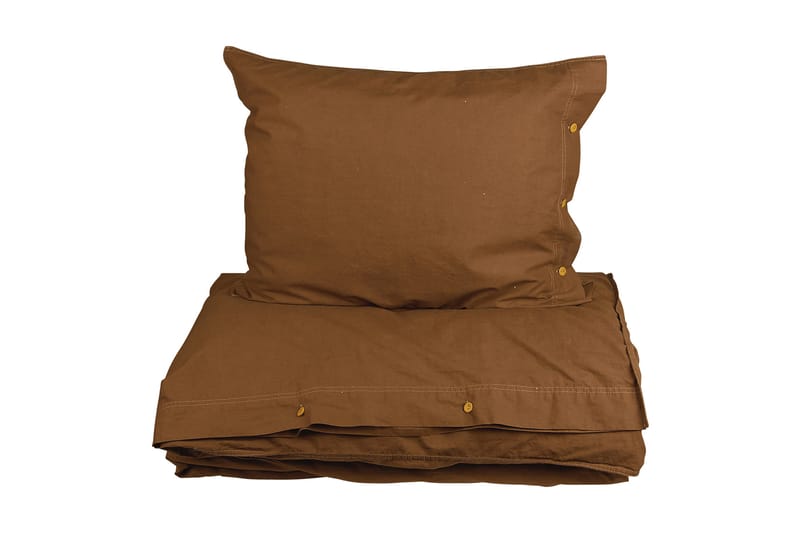 Pussilakanasetti Hygge 220x210 cm Konjakki - Fondaco - Kodintekstiilit & matot - Vuodevaatteet - Pussilakanasetti
 - Pussilakanasetti yhden hengen sänkyyn