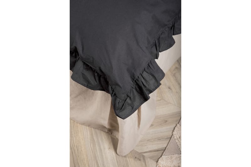 Pussilakanasetti Levi 2-os 150x200/50x60 cm - Antrasiitti - Kodintekstiilit & matot - Vuodevaatteet - Pussilakanasetti
 - Pussilakanasetti yhden hengen sänkyyn