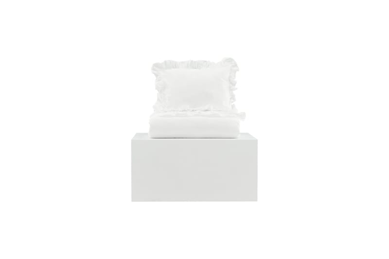 Pussilakanasetti Levi 2-os 150x200/50x60 cm - Valkoinen - Kodintekstiilit & matot - Vuodevaatteet - Pussilakanasetti - Pussilakanasetti yhden hengen sänkyyn