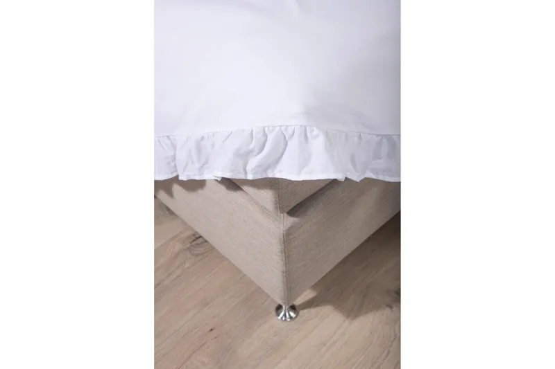 Pussilakanasetti Levi 2-os 150x200/50x60 cm - Valkoinen - Kodintekstiilit & matot - Vuodevaatteet - Pussilakanasetti - Pussilakanasetti yhden hengen sänkyyn