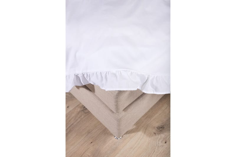 Pussilakanasetti Levi 2-os 220x240/50x60 cm - Valkoinen - Kodintekstiilit & matot - Vuodevaatteet - Pussilakanasetti - Pussilakanasetti yhden hengen sänkyyn