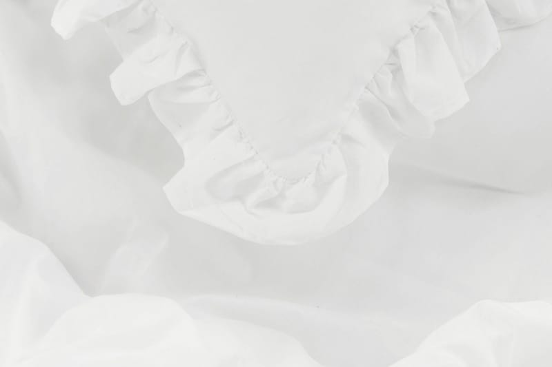 Pussilakanasetti Levi 2-os 220x240/50x60 cm - Valkoinen - Kodintekstiilit & matot - Vuodevaatteet - Pussilakanasetti - Pussilakanasetti yhden hengen sänkyyn