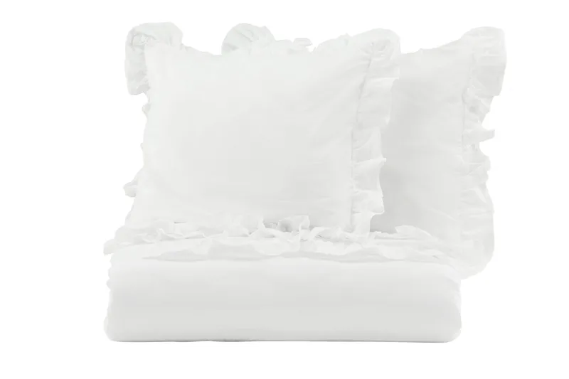 Pussilakanasetti Levi 2-os 220x240/50x60 cm, Valkoinen