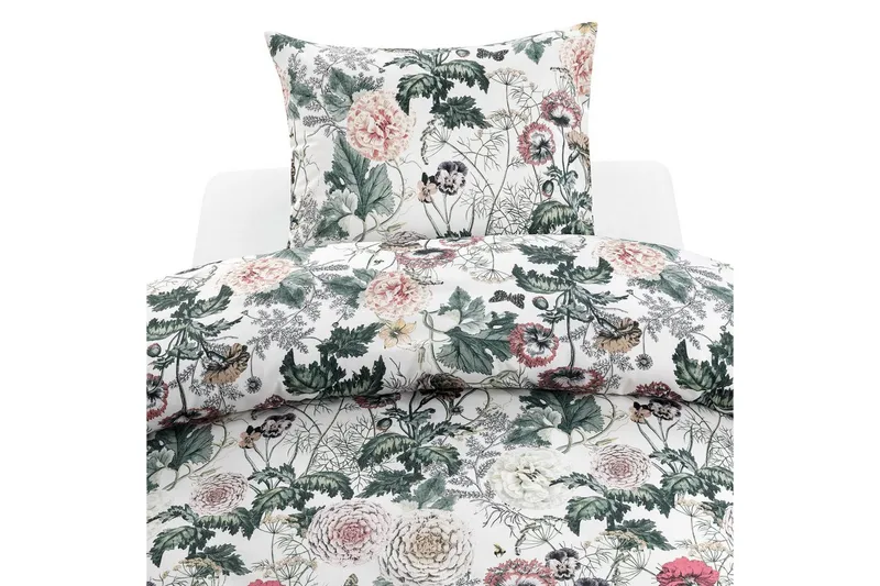 Pussilakanasetti Yhden hengen sänky 2-Osainen Fiona Valkoinen, Franzén