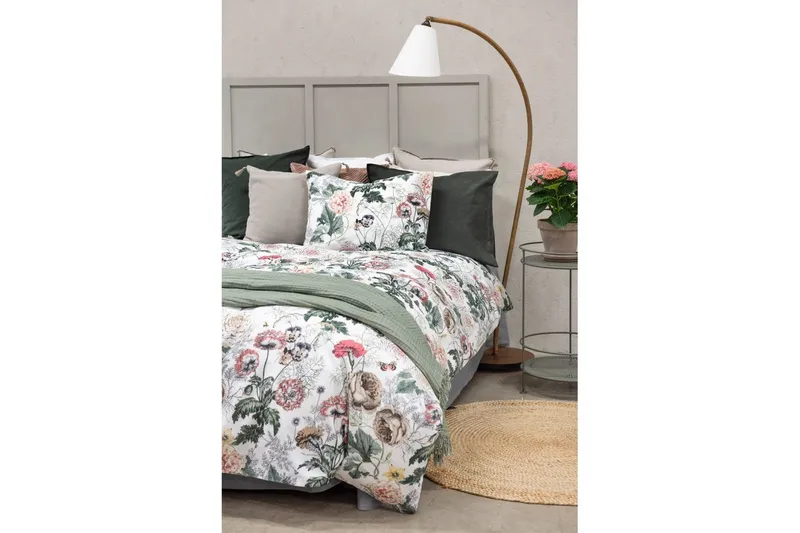 Pussilakanasetti Yhden hengen sänky 2-Osainen Fiona Valkoinen - Franzén - Kodintekstiilit & matot - Vuodevaatteet - Pussilakanasetti
 - Pussilakanasetti yhden hengen sänkyyn