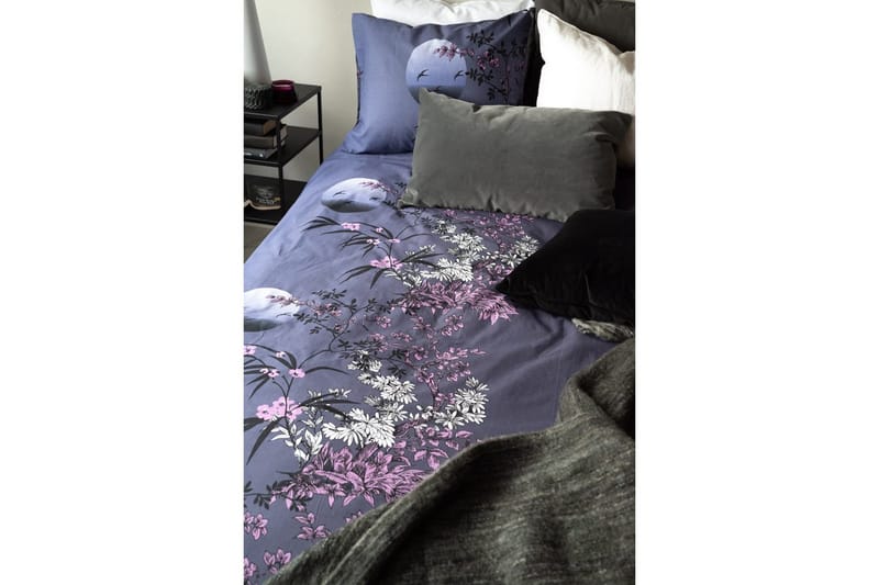 Pussilakanasetti Yhden hengen sänky 2-osainen Japani Harmaa - Harmaa - Kodintekstiilit & matot - Vuodevaatteet - Pussilakanasetti
 - Pussilakanasetti yhden hengen sänkyyn