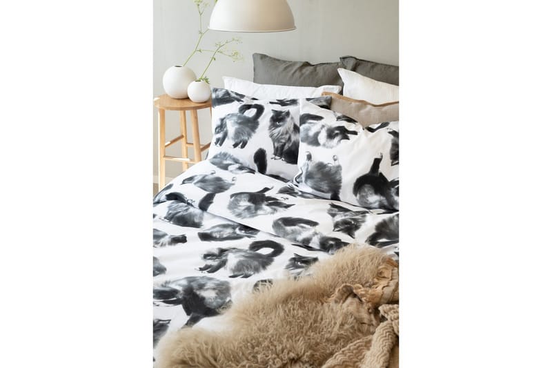 Pussilakanasetti Yhden hengen sänky 2-osainen Julis Harmaa - Kodintekstiilit & matot - Vuodevaatteet - Pussilakanasetti
 - Pussilakanasetti yhden hengen sänkyyn