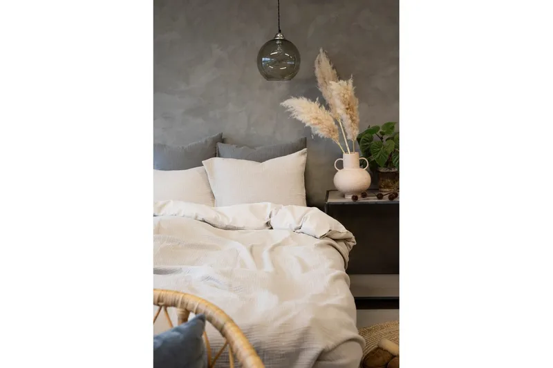 Pussilakanasetti Yhden hengen sänky 2-osainen Rolling - Hiekka - Kodintekstiilit & matot - Vuodevaatteet - Pussilakanasetti
 - Pussilakanasetti yhden hengen sänkyyn