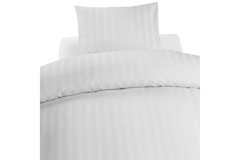 Pussilakanasetti Yhden hengen sänky 2-osainen Satiini, Valkoinen