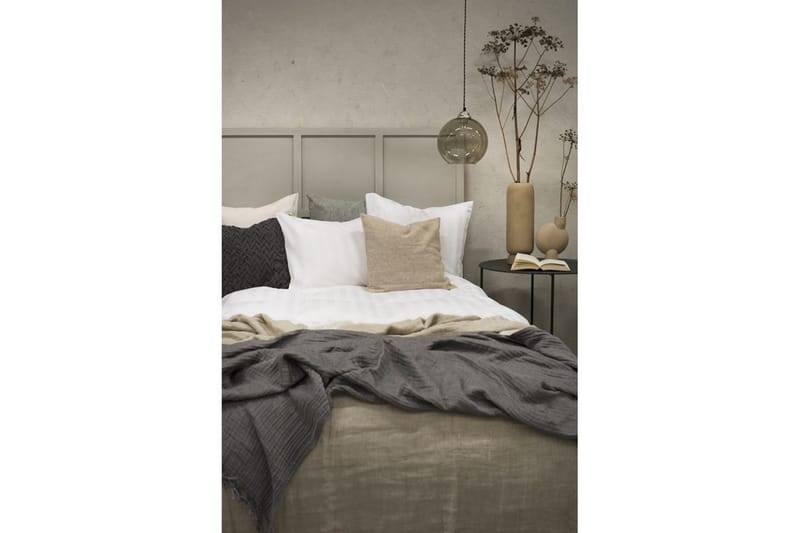 Pussilakanasetti Yhden hengen sänky 2-osainen Satiini - Valkoinen - Kodintekstiilit & matot - Vuodevaatteet - Pussilakanasetti
 - Pussilakanasetti yhden hengen sänkyyn