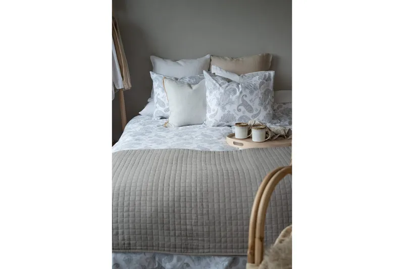 Pussilakanasetti Yhden hengen sänky 2-Osainen Tilly - Harmaa - Kodintekstiilit & matot - Vuodevaatteet - Pussilakanasetti
 - Pussilakanasetti yhden hengen sänkyyn