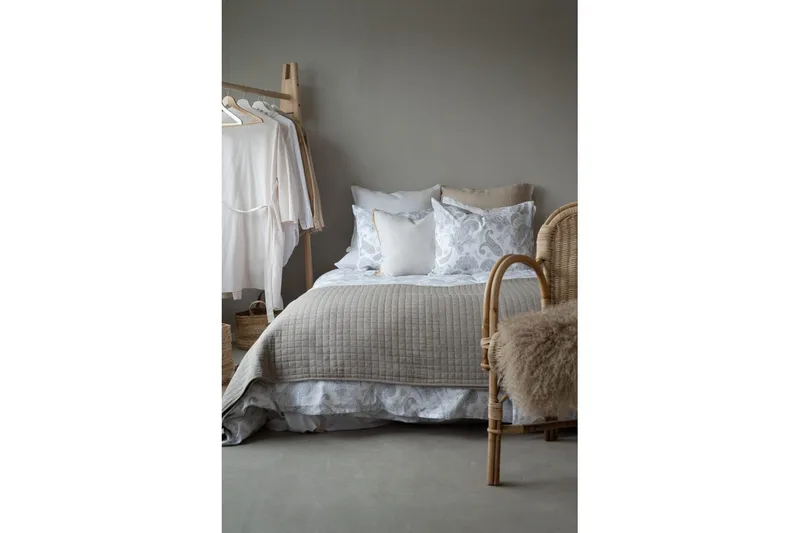 Pussilakanasetti Yhden hengen sänky 2-Osainen Tilly - Harmaa - Kodintekstiilit & matot - Vuodevaatteet - Pussilakanasetti - Pussilakanasetti yhden hengen sänkyyn