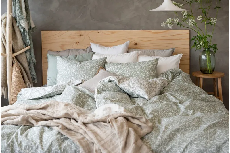 Pussilakanasetti Yhden hengen sänky 2-osainen Puutarha - Vihreä - Kodintekstiilit & matot - Vuodevaatteet - Pussilakanasetti
 - Pussilakanasetti yhden hengen sänkyyn