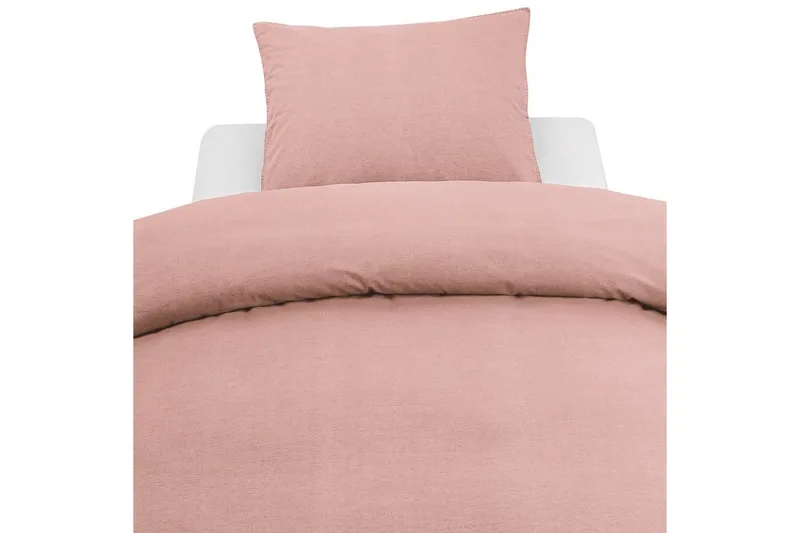 Pussilakanasetti Yhden hengen sänky 2-osainen Pesty, Uusi Rosa