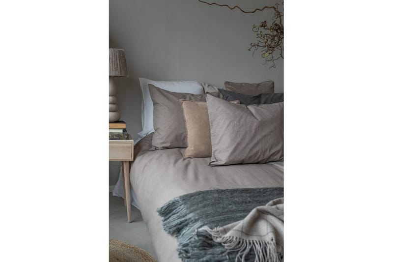 Pussilakanasetti Yhden hengen sänky 2-osainen Pesty - Ruskea - Kodintekstiilit & matot - Vuodevaatteet - Pussilakanasetti
 - Pussilakanasetti yhden hengen sänkyyn