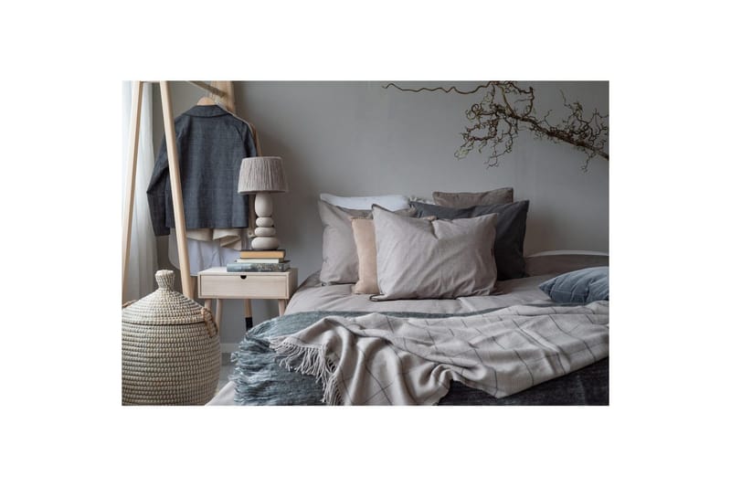 Pussilakanasetti Yhden hengen sänky 2-osainen Pesty - Ruskea - Kodintekstiilit & matot - Vuodevaatteet - Pussilakanasetti - Pussilakanasetti yhden hengen sänkyyn