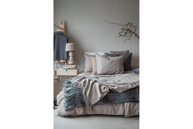 Pussilakanasetti Yhden hengen sänky 2-osainen Pesty - Ruskea - Kodintekstiilit & matot - Vuodevaatteet - Pussilakanasetti
 - Pussilakanasetti yhden hengen sänkyyn