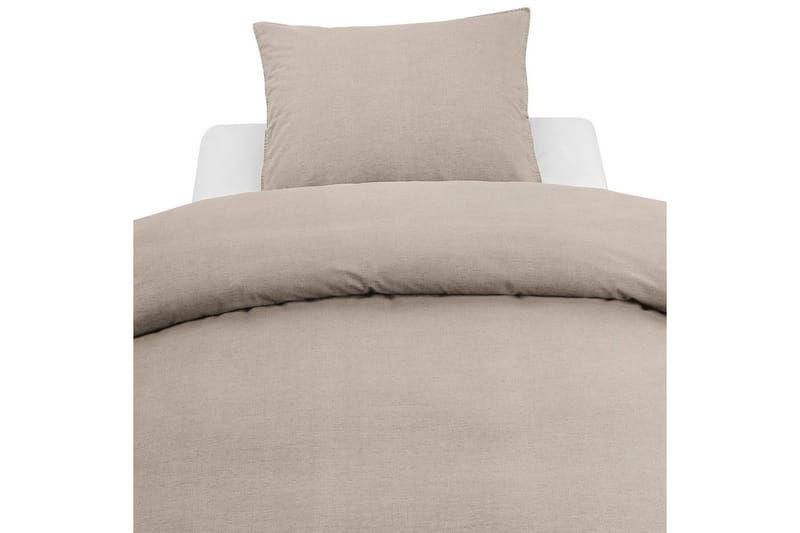 Pussilakanasetti Yhden hengen sänky 2-osainen Pesty - Ruskea - Kodintekstiilit & matot - Vuodevaatteet - Pussilakanasetti
 - Pussilakanasetti yhden hengen sänkyyn