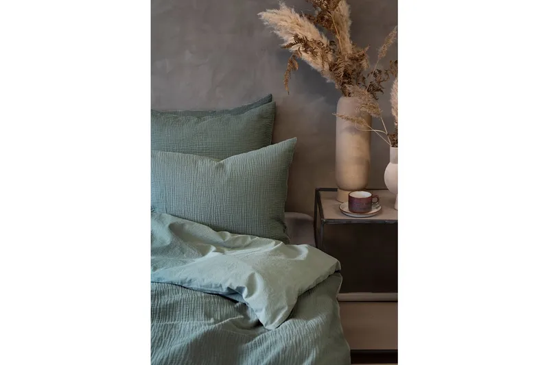 Pussilakanasetti Parisänky Kolmiosainen Rolling - Vihreä - Kodintekstiilit & matot - Vuodevaatteet - Pussilakanasetti
 - Pussilakanasetti yhden hengen sänkyyn