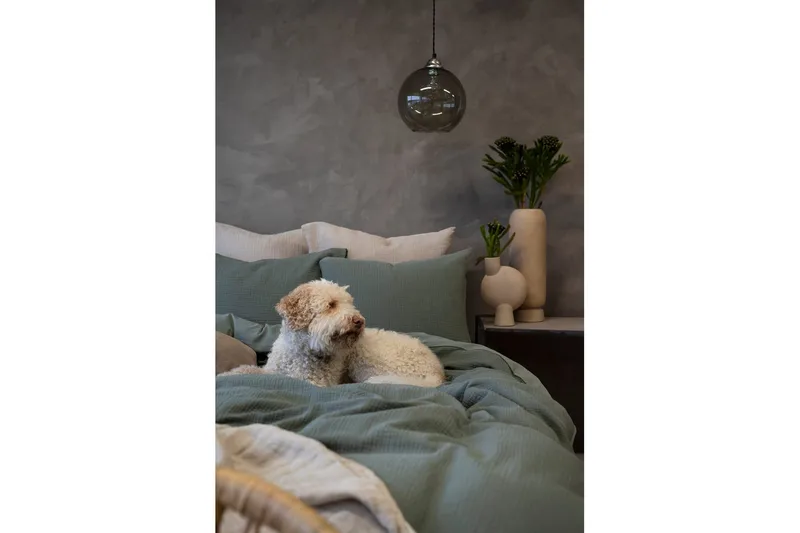 Pussilakanasetti Parisänky Kolmiosainen Rolling - Vihreä - Kodintekstiilit & matot - Vuodevaatteet - Pussilakanasetti
 - Pussilakanasetti yhden hengen sänkyyn