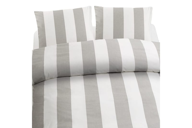 Pussilakanasetti Parisänky 3-osainen Block Stripe - Harmaa - Kodintekstiilit & matot - Vuodevaatteet - Pussilakanasetti
 - Pussilakanasetti yhden hengen sänkyyn