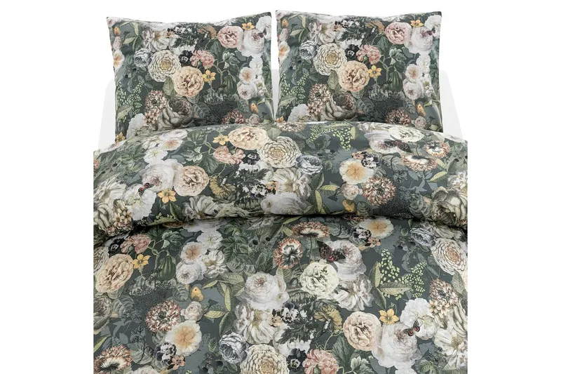 Pussilakanasetti Parisänky 3-osainen Abigail Vihreä, Borganäs