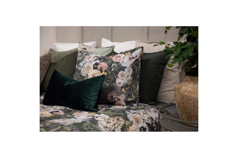 Pussilakanasetti Parisänky 3-osainen Abigail Vihreä - Borganäs - Kodintekstiilit & matot - Vuodevaatteet - Pussilakanasetti
 - Pussilakanasetti yhden hengen sänkyyn