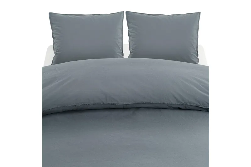 Pussilakanasetti Parisänky Kolmiosainen Percale - Sininen - Kodintekstiilit & matot - Vuodevaatteet - Pussilakanasetti
 - Pussilakanasetti yhden hengen sänkyyn