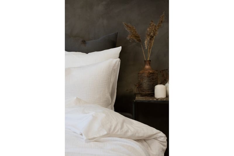 Pussilakanasetti Parisänky Kolmiosainen Rolling - Valkoinen - Kodintekstiilit & matot - Vuodevaatteet - Pussilakanasetti - Pussilakanasetti yhden hengen sänkyyn