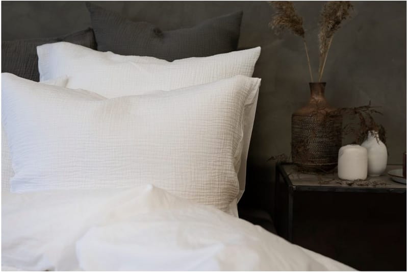 Pussilakanasetti Parisänky Kolmiosainen Rolling - Valkoinen - Kodintekstiilit & matot - Vuodevaatteet - Pussilakanasetti - Pussilakanasetti yhden hengen sänkyyn