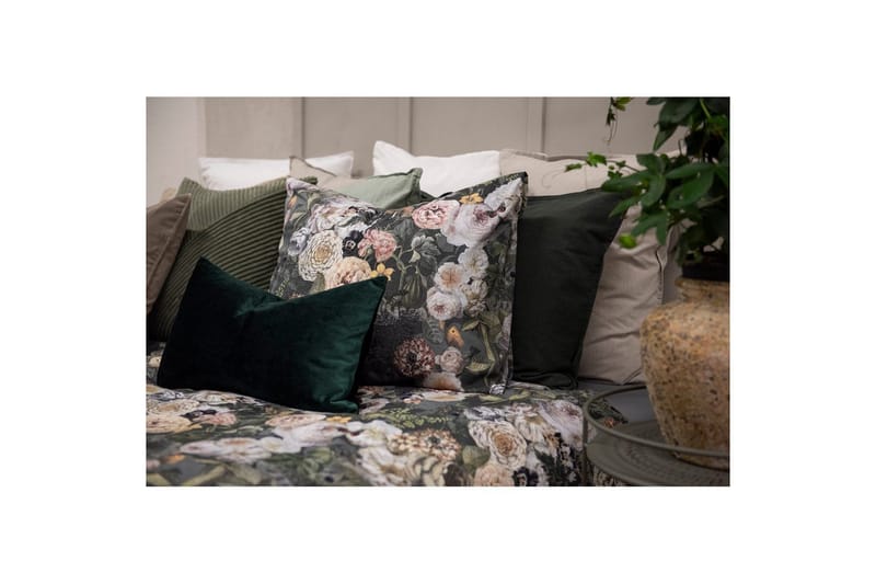 Pussilakanasetti Parisänky 3-osainen Abigail Vihreä - Borganäs of Sweden - Kodintekstiilit & matot - Vuodevaatteet - Pussilakanasetti
 - Pussilakanasetti yhden hengen sänkyyn