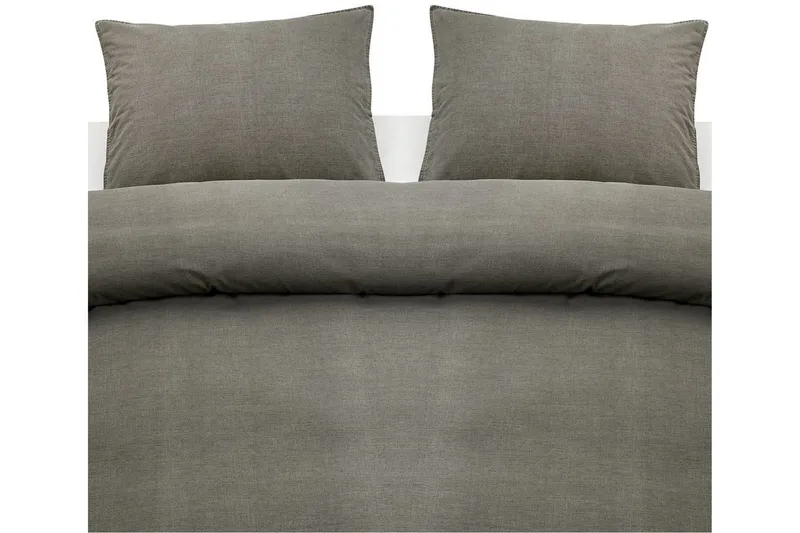 Pussilakanasetti Parisänky 3-Osainen Pestä, Harmaa