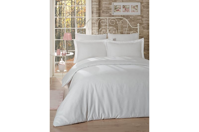 Pussilakanasetti Primacasa Satiini, Valkoinen