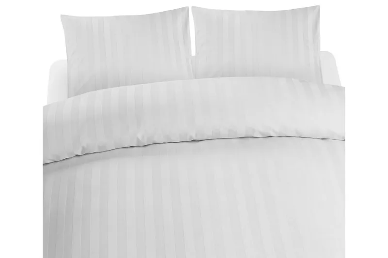 Pussilakanasetti Parisänky Kolmiosainen Satiini, Valkoinen