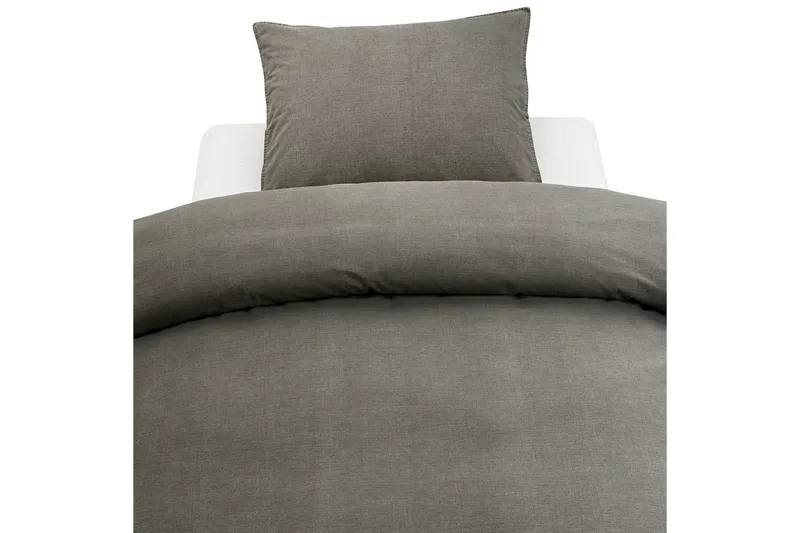 Pussilakanasetti Parisänky 3-Osainen Pestä - Harmaa - Kodintekstiilit & matot - Vuodevaatteet - Pussilakanasetti
 - Pussilakanasetti yhden hengen sänkyyn