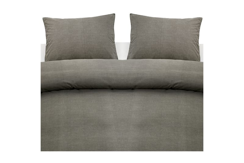 Pussilakanasetti Parisänky 3-Osainen Pestä, Harmaa