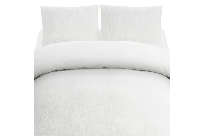 Pussilakanasetti Parisänky Kolmiosainen Rolling - Valkoinen - Kodintekstiilit & matot - Vuodevaatteet - Pussilakanasetti
 - Pussilakanasetti yhden hengen sänkyyn