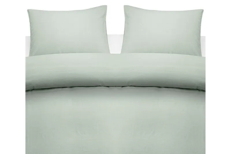 Pussilakanasetti Parisänky 3-Osainen Pestä - Vihreä - Kodintekstiilit & matot - Vuodevaatteet - Pussilakanasetti - Pussilakanasetti yhden hengen sänkyyn
