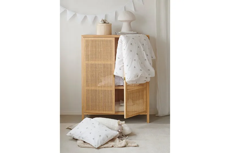 Pussilakanasetti Pinnasänkyyn 2-osainen Alvin Beige - Kodintekstiilit & matot - Vuodevaatteet - Peitto
 - Tuplapeitto