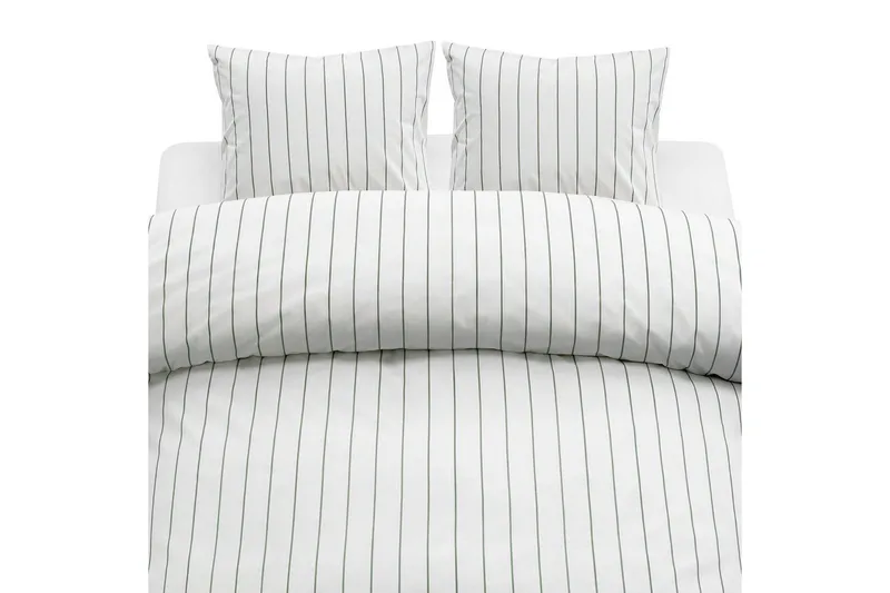 Pussilakanasetti Parisänky Kolmiosainen Saga - Vihreä - Kodintekstiilit & matot - Vuodevaatteet - Pussilakanasetti - Pussilakanasetti parisänkyyn