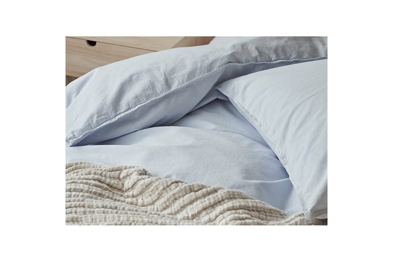 Pussilakanasetti Parisänky Kolmiosainen Humble - Sininen - Kodintekstiilit & matot - Vuodevaatteet - Pussilakanasetti
 - Pussilakanasetti parisänkyyn