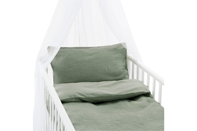 Pussilakanasetti Pinnasänkyyn 2-osainen Rolling, Vihreä