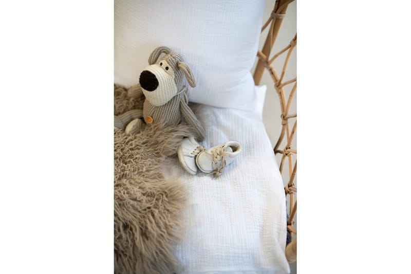 Pussilakanasetti Pinnasänkyyn 2-osainen Rolling - Valkoinen - Kodintekstiilit & matot - Vuodevaatteet - Pussilakanasetti - Pussilakanasetti parisänkyyn