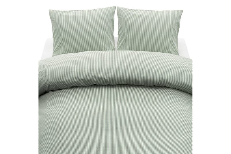 Pussilakanasetti Parisänky Kolmiosainen Thelma Raita Vihreä, undefined