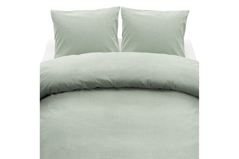 Pussilakanasetti Parisänky Kolmiosainen Thelma Raita Vihreä, undefined