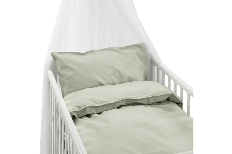 Pussilakanasetti Pinnasänkyyn 2-osainen Nöyrä, Vihreä